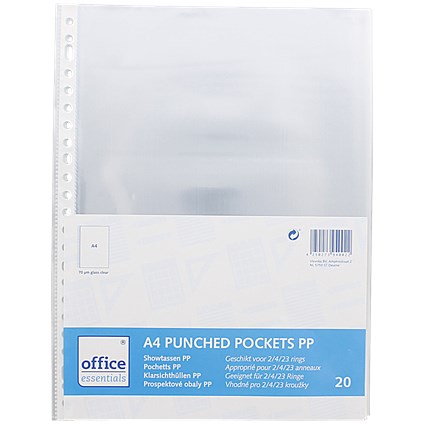 Klarsichtfolien A4 20 Stück