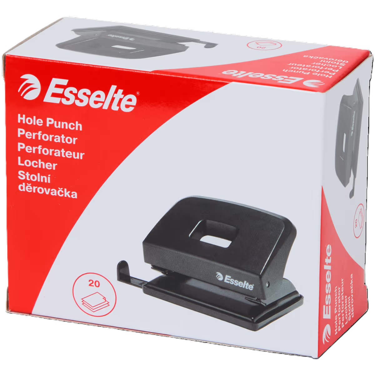 Esselte Locher schwarz