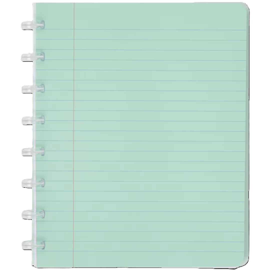 Ringblock liniert A5 144 Blatt 8 Loch v. Farben