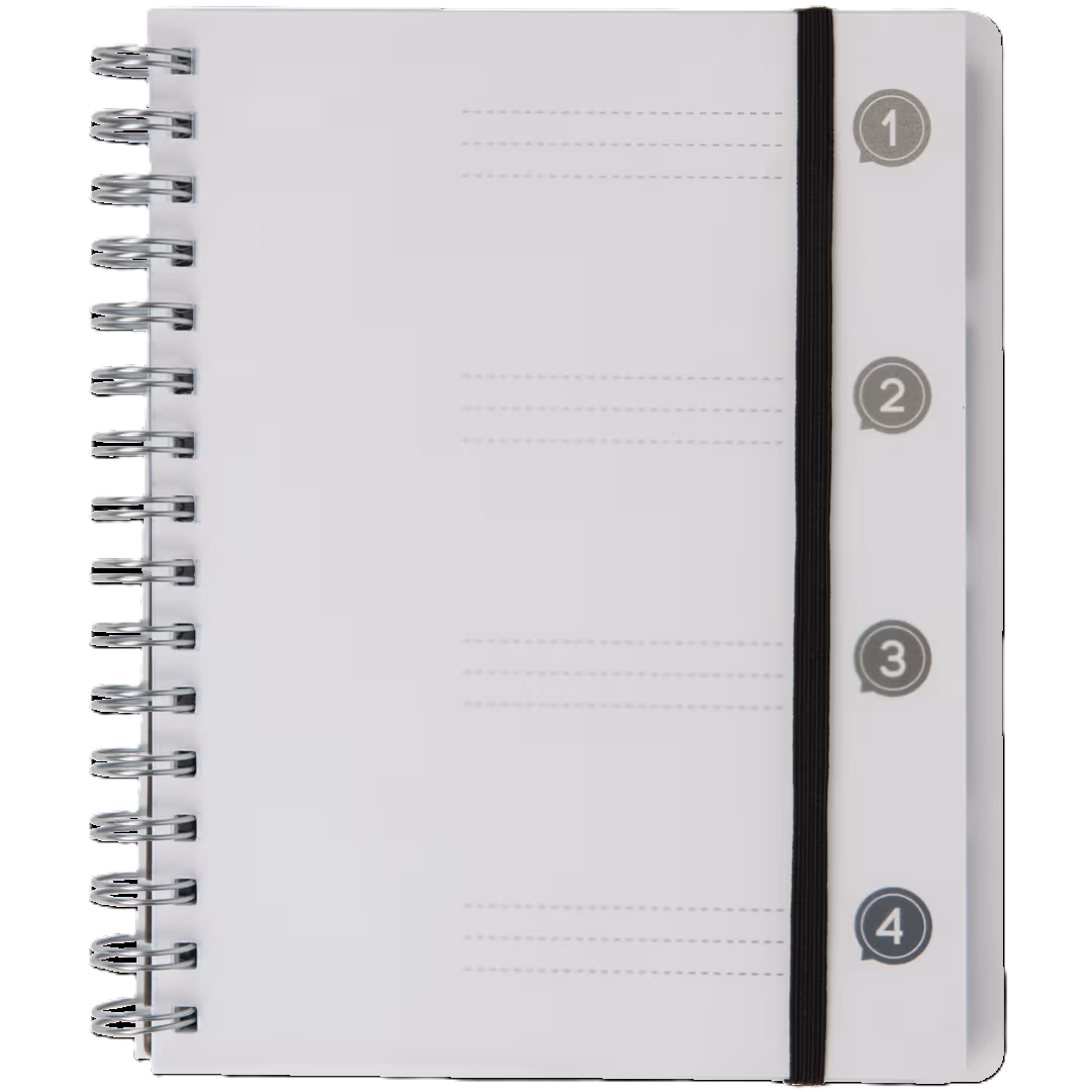 Collegeblock mit Register A4 100Bl.