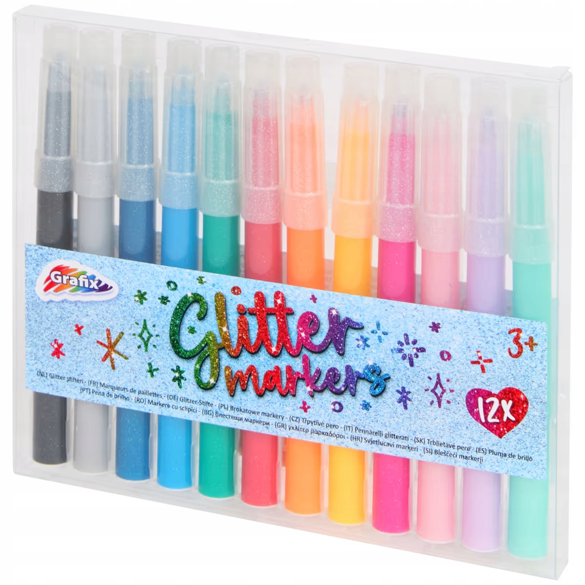 Glitzerstifte  12 Stück
