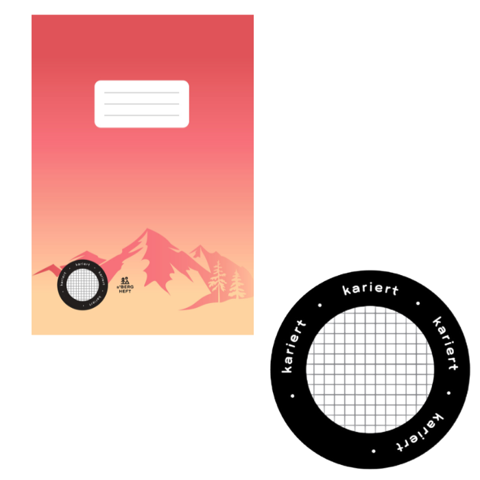 A4 Schulheft kariert 20 Blatt