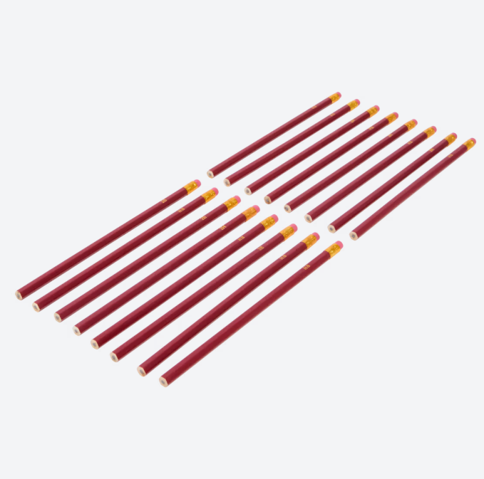 1 Stk HB Holzbleistift mit Radiergummi