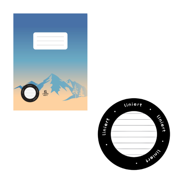 QUART Schulheft liniert 20 Blatt