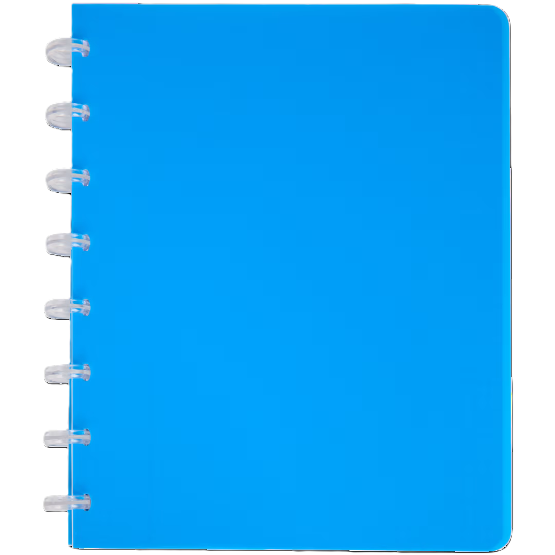 Ringblock kariert 5x5mm A5 144 Blatt 8 Loch v. Farben