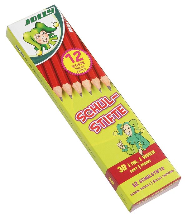 JOLLY Schulstifte - Bleistifte 3B 12er Set