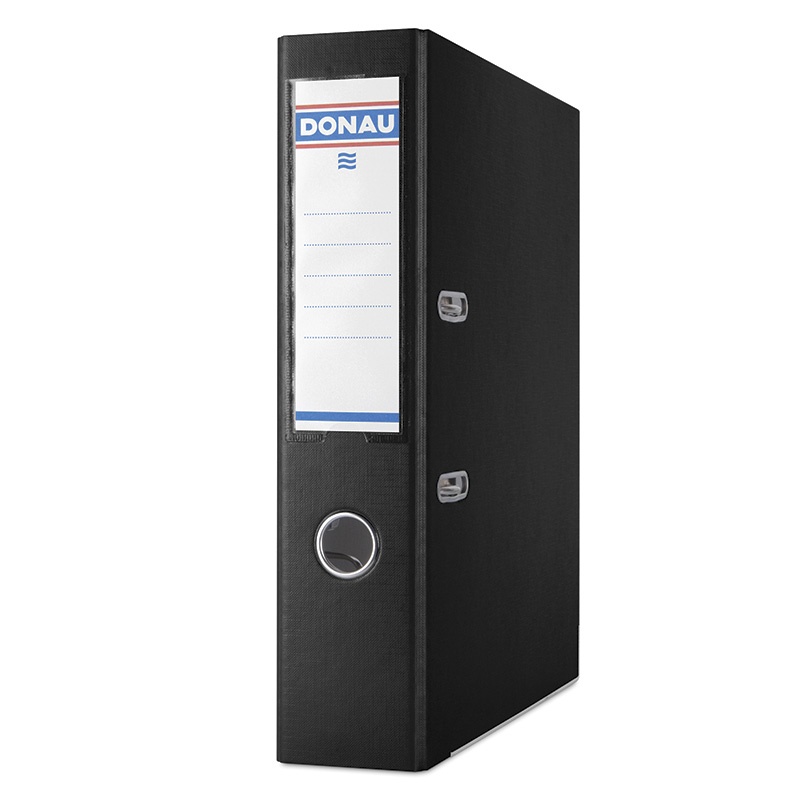 DONAU Ordner A4 7,5cm schwarz