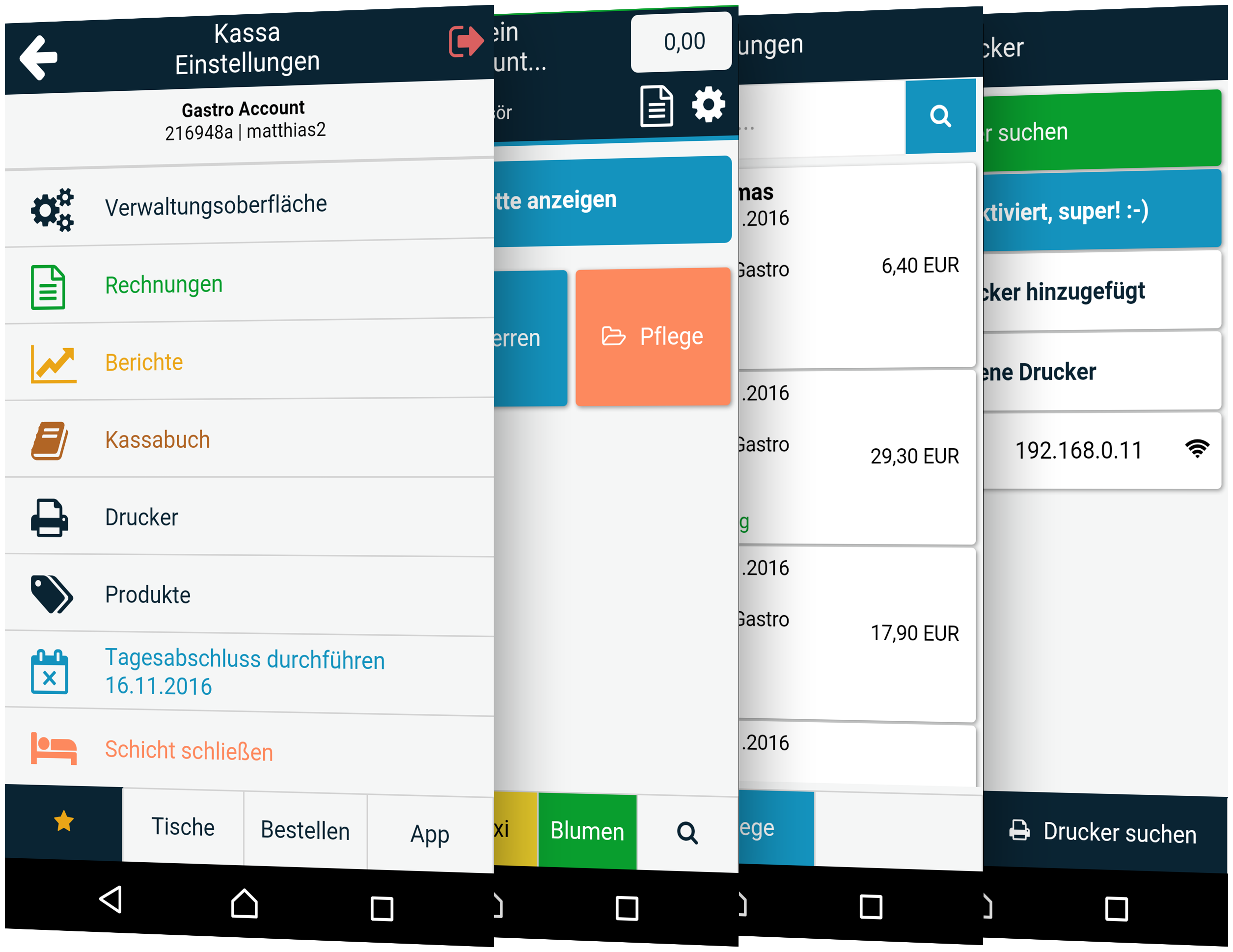 Registrierkasse als App in der Kasse Registrierkasse als App in der Kasse
