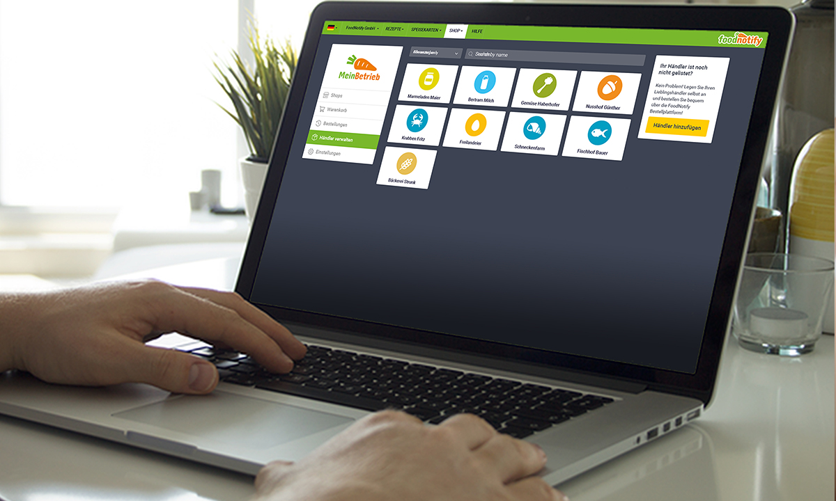 Individuelle Speisekarte ganz einfach mit FoodNotify