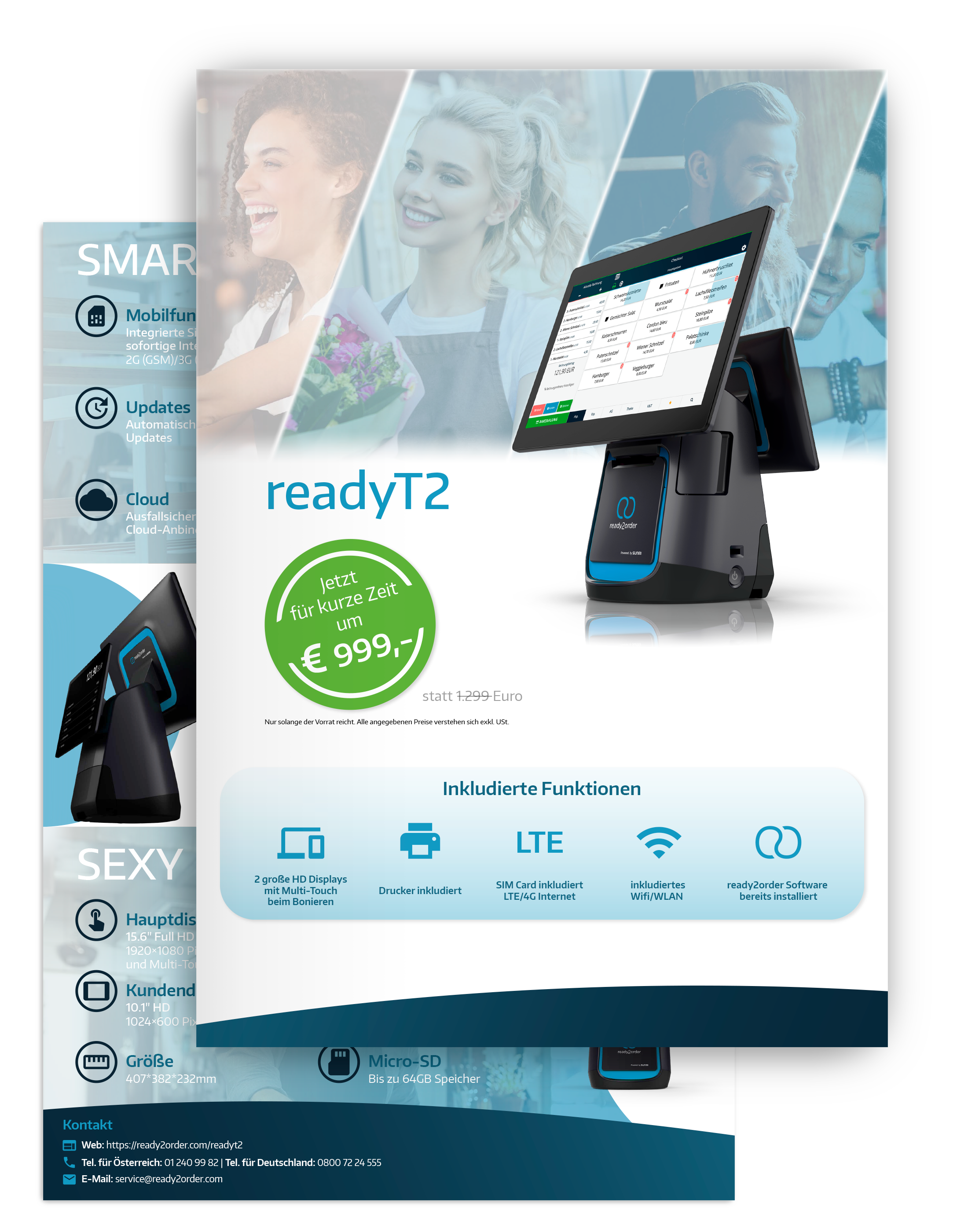 readyT2 Technische Spezifikationen Vorschau readyT2 Technische Spezifikationen Vorschau