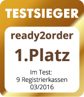 siegel-testsieger ready2order Testsieger Registrierkassen