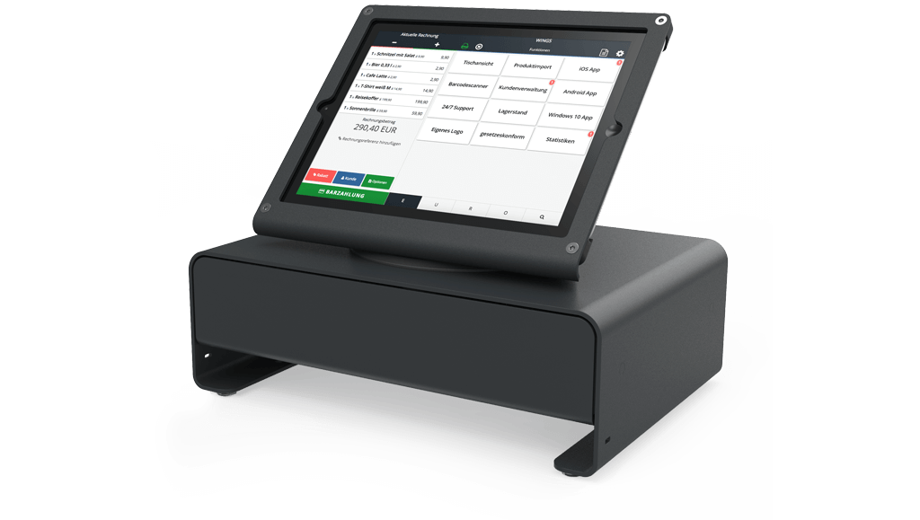 iPad-Kassensystem-mit-Kassenlade iPad-Kassensystem-mit-Kassenlade