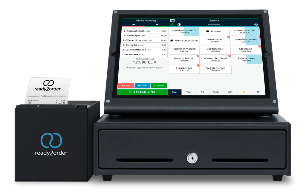Einzelhandel Touchscreen Kasse Software Bondrucker Kiosk Kassensystem Pos Gobd