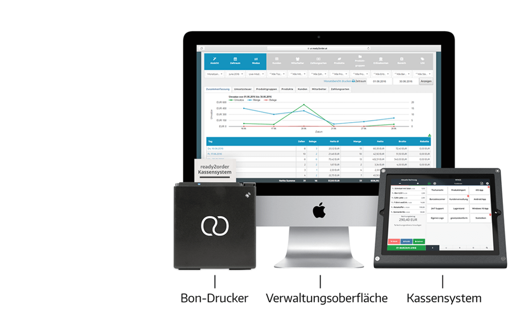 Registrierkasse-mit-Drucker-und-Tablet